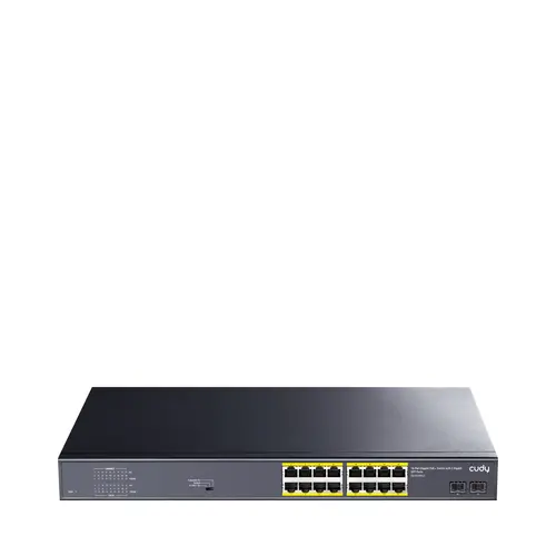 Switch Cudy GS1020PS2, 16 x Gigabit PoE, 2 x Gigabit SFP - 1