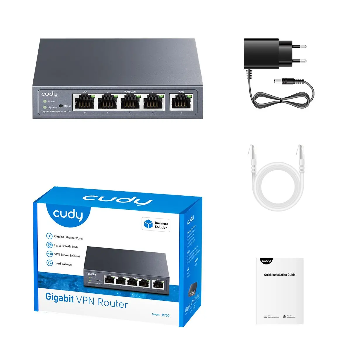 Δρομολογητής Cudy R700, Gigabit Multi-WAN, VPN - image 4