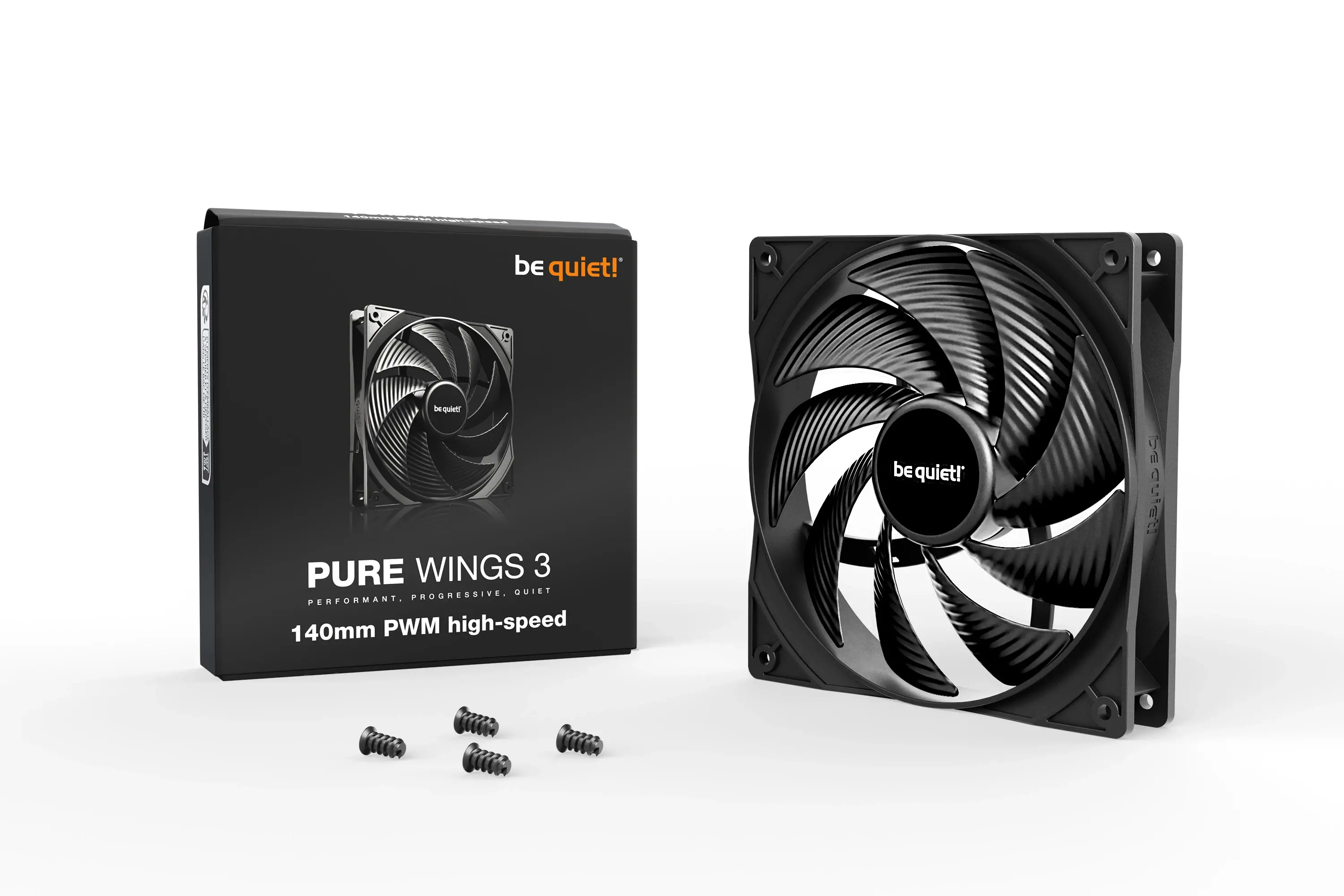 be quiet! вентилатор Fan 140mm - Pure Wings 3 140mm PWM high-speed - image 2