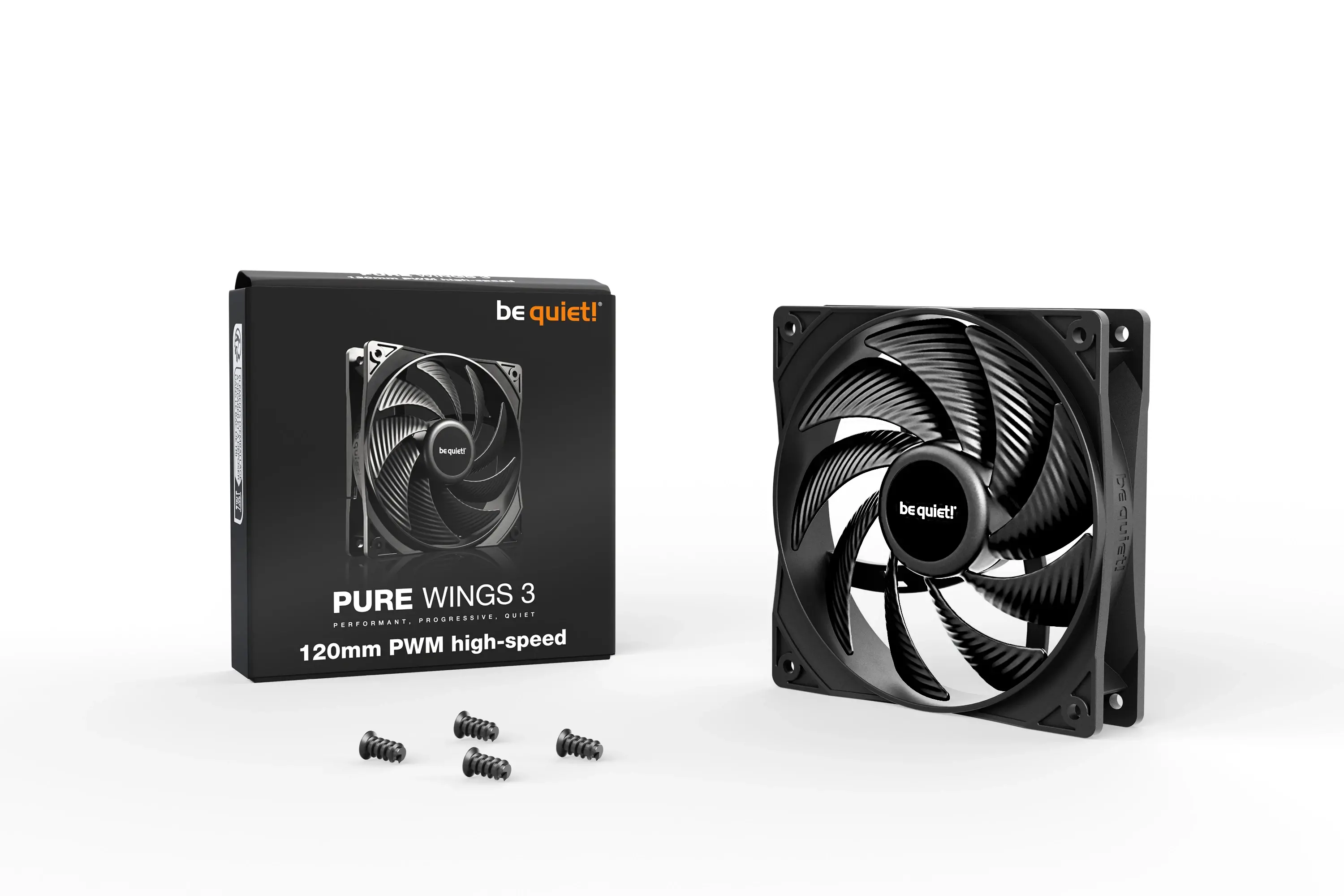 be quiet! вентилатор Fan 120mm - Pure Wings 3 120mm PWM high-speed - image 2