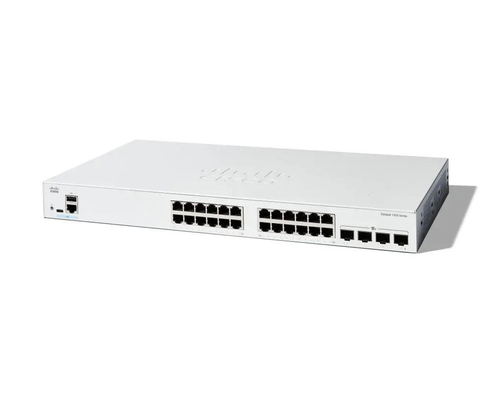 Комутатор, Cisco Catalyst 1200 24-port GE, 4x10G SFP+