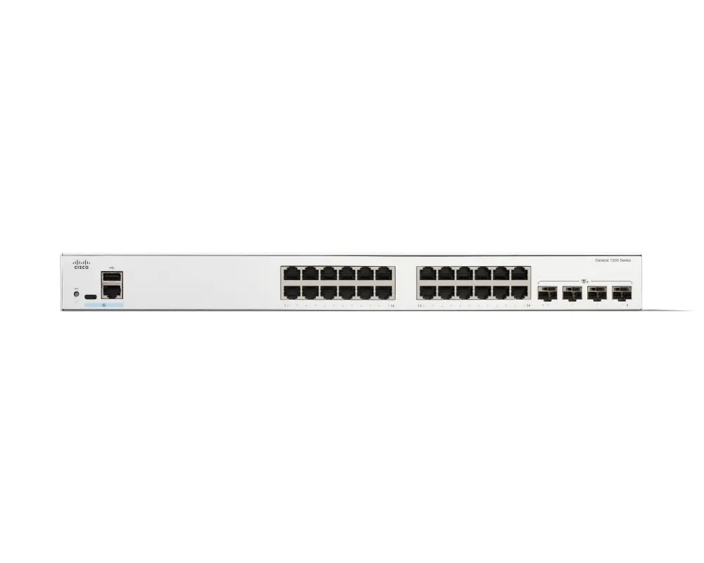 Комутатор, Cisco Catalyst 1200 24-port GE, 4x10G SFP+ - image 1