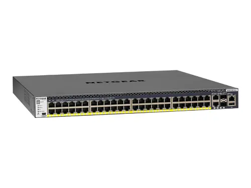 NETGEAR GSM4352PA M4300-52G-POE+ 48 x 1G PoE+ Up to 480W Fully Managed Stackable Switch with 2 x 10GBaseT and 2 x SFP+ - image 1
