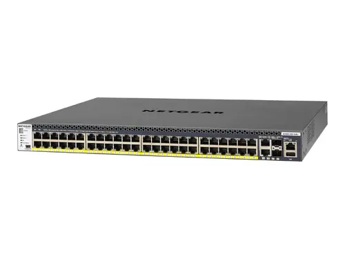 NETGEAR GSM4352PA M4300-52G-POE+ 48 x 1G PoE+ Up to 480W Fully Managed Stackable Switch with 2 x 10GBaseT and 2 x SFP+ - image 2