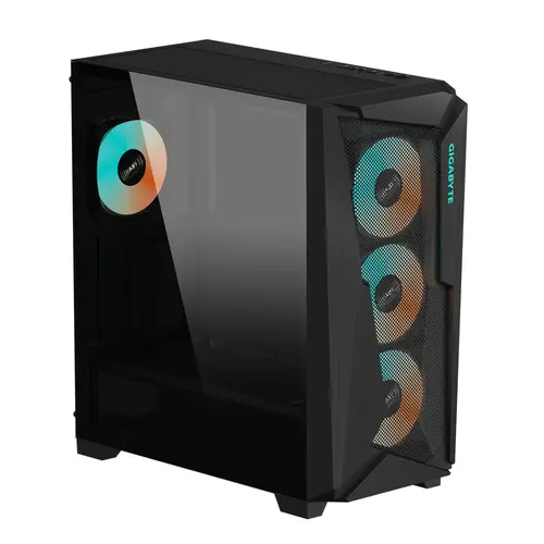 Кутия Gigabyte C301 Black V2, TG, Mid-Tower - image 1
