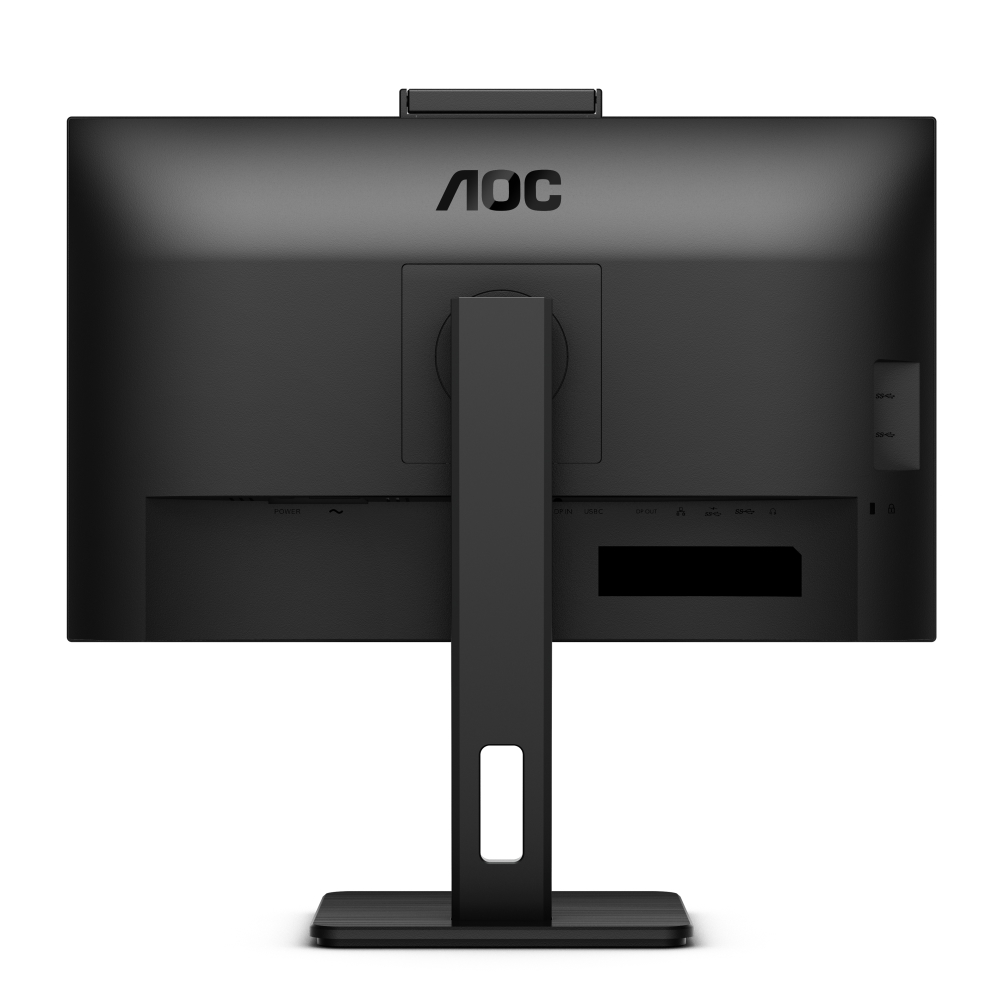 Монитор, AOC 24P3CW, 23.8" IPS WLED, 1920x1080@75Hz, 4ms GtG, 300cd m/2, 1000:1, DCR 50M:1, AdaptiveSync, FlickerFree, Low Blue Light, 5Wx2, 5MP Windows Hello, Tilt, Height Adjust, Pivot, Swivel, HDMI, DP, RJ45, USB hub - image 8