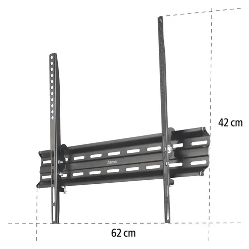 Suport de perete pentru TV, FIX, negru, 600x400, 190 cm (75"), 220814 - 7