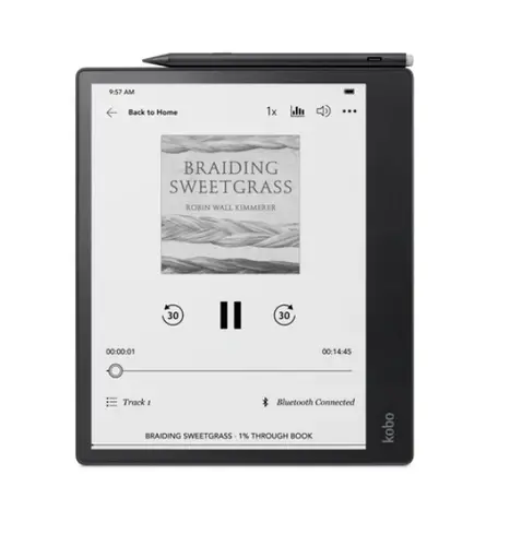 Cititor de cărți electronice, Kobo Elipsa 2E-Book Reader Pack, E Ink Carta 1200 ecran tactil, 10.3 inch, 1404 x 1872, 32 GB, CPU 2.0 GHz, USB-C - 6