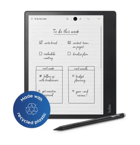 Συσκευή ανάγνωσης e-book, Kobo Elipsa 2E-Book Reader Pack, E Ink Carta 1200 οθόνη αφής, 10.3 ίντσες, 1404 x 1872, 32 GB, CPU 2.0 GHz, USB-C - 1