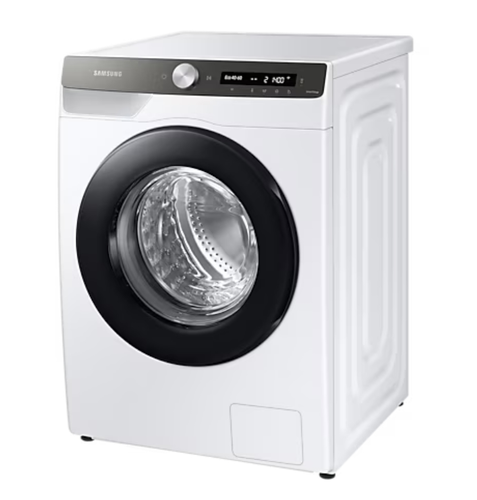 Пералня, Samsung WW80T534DATAS7, Washing Machine, 8 kg, 1400 rpm,  Digital inverter motor, Energy Efficiency A, Spin Efficiency B, AI Control, Auto dispense, Eco Bubble, Bubble Soak, Hygiene Steam, WiFi , Smart Things, AI Energy mode, White, Black door - image 2