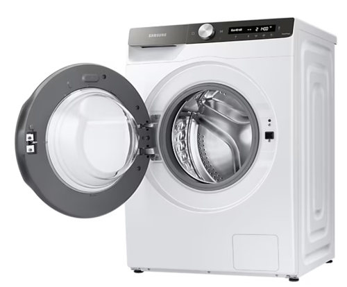 Пералня, Samsung WW80T534DATAS7, Washing Machine, 8 kg, 1400 rpm,  Digital inverter motor, Energy Efficiency A, Spin Efficiency B, AI Control, Auto dispense, Eco Bubble, Bubble Soak, Hygiene Steam, WiFi , Smart Things, AI Energy mode, White, Black door - image 5