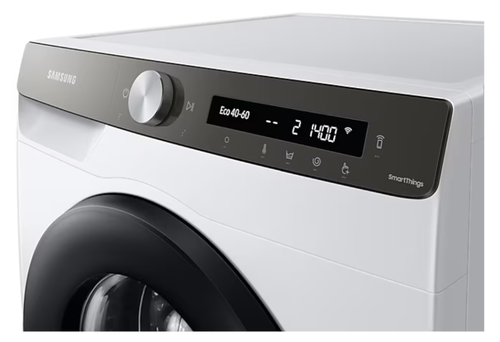 Пералня, Samsung WW80T534DATAS7, Washing Machine, 8 kg, 1400 rpm,  Digital inverter motor, Energy Efficiency A, Spin Efficiency B, AI Control, Auto dispense, Eco Bubble, Bubble Soak, Hygiene Steam, WiFi , Smart Things, AI Energy mode, White, Black door - image 7