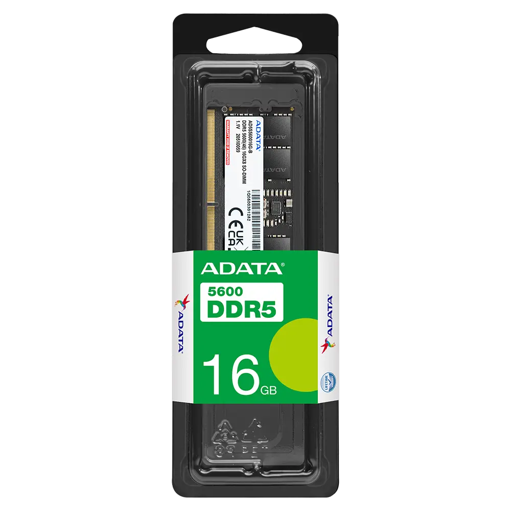 Памет, ADATA 16GB DDR5 5600 MHz SO-DIMM