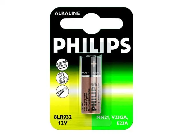 Philips алкална батерия 12.0V, 1-blister (LR23A / 8LR23)