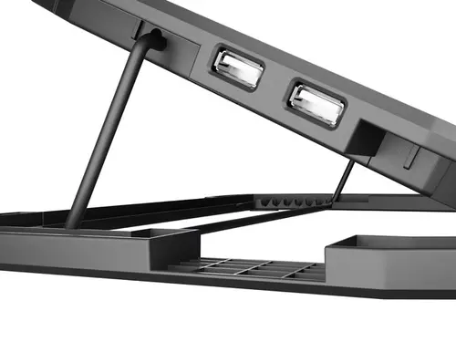 Охлаждаща система, Natec Laptop Cooling Pad Oriole 15.6-17.3" 3 Fans, Led Light, 2 USB - image 6