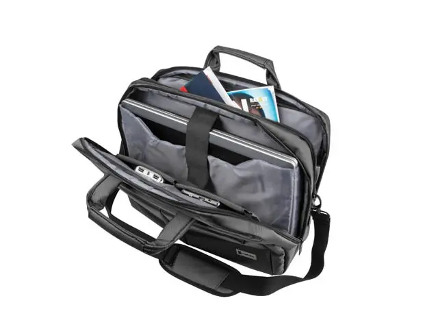 Чанта, Natec laptop bag GAZELLE 2 15.6" - 16" Black - image 6