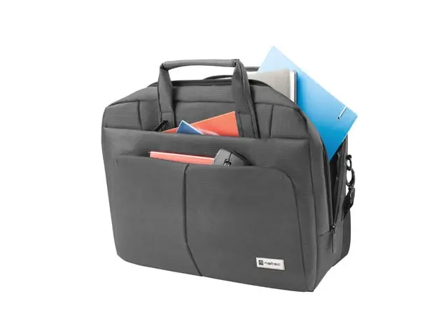 Чанта, Natec laptop bag GAZELLE 2 15.6" - 16" Black - image 7