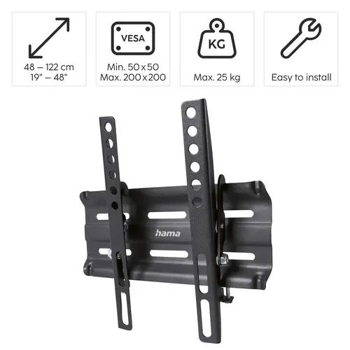 Suport de perete pentru TV, TILT, 122cm, 48", 220806 - 5