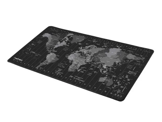 Подложка за мишка, Natec Mouse Pad Time Zone Map MAXI 800x400 mm