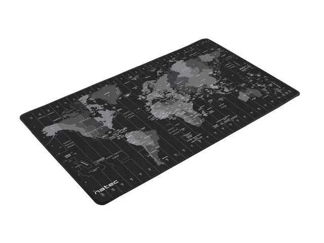 Подложка за мишка, Natec Mouse Pad Time Zone Map MAXI 800x400 mm - image 1