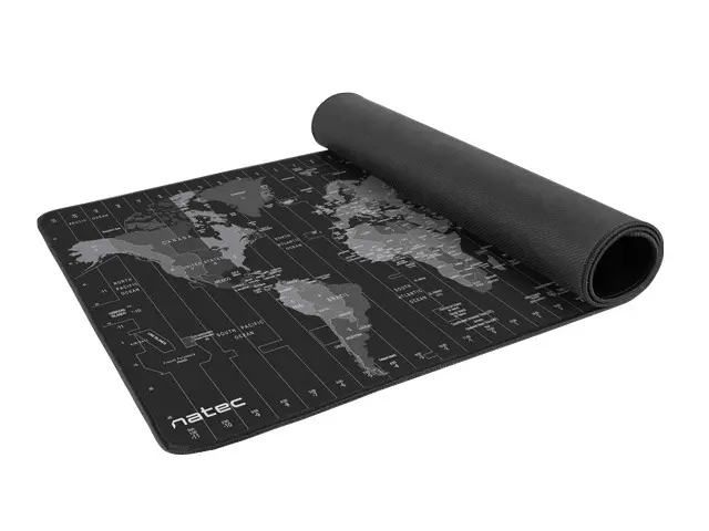 Подложка за мишка, Natec Mouse Pad Time Zone Map MAXI 800x400 mm - image 2