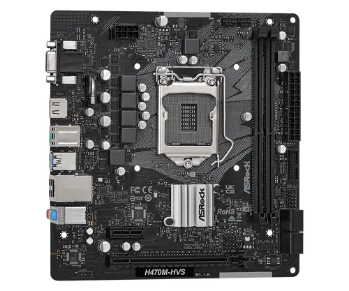 Дънна платка, ASROCK H470M-HVS R2.0 /LGA1200 - image 3