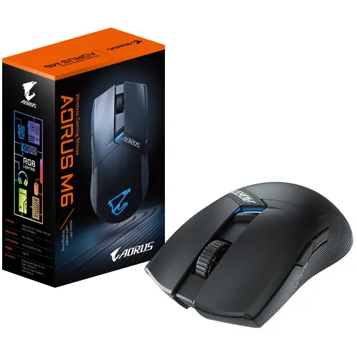 Безжична геймърска мишка Gigabyte Aorus M6 RGB Fusion - image 6