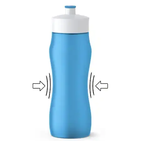 Бутилка за вода, Tefal K3200312, SQUEEZE BOTTLE 0.6L BLUE TEF1 - image 2