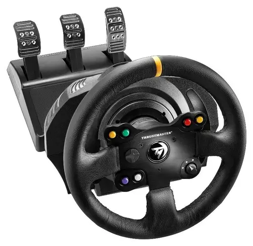 Волан THRUSTMASTER, TX Racing Wheel Leather Edition, за PC / XBox Разопакован  - image 1