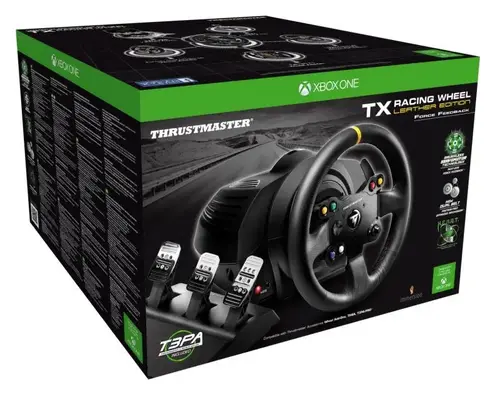 Волан THRUSTMASTER, TX Racing Wheel Leather Edition, за PC / XBox Разопакован  - image 3