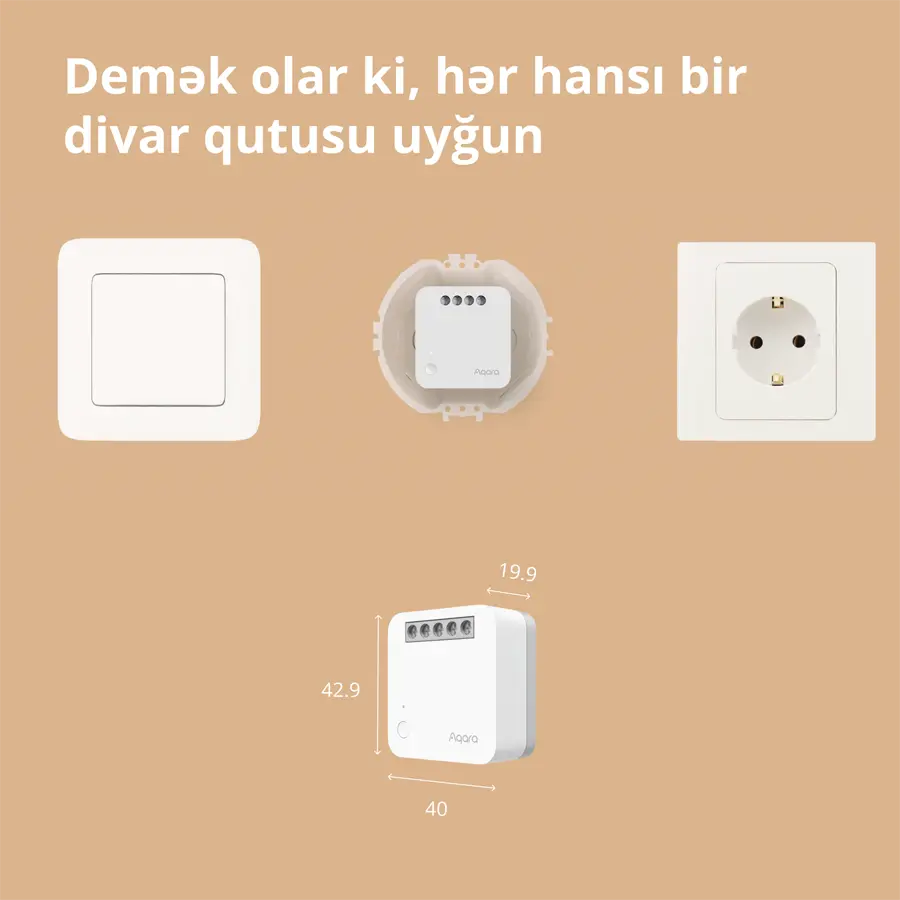 Aqara Single Switch Module T1 (With Neutral): Model No: SSM-U01; SKU: AU001GLW01 - image 38