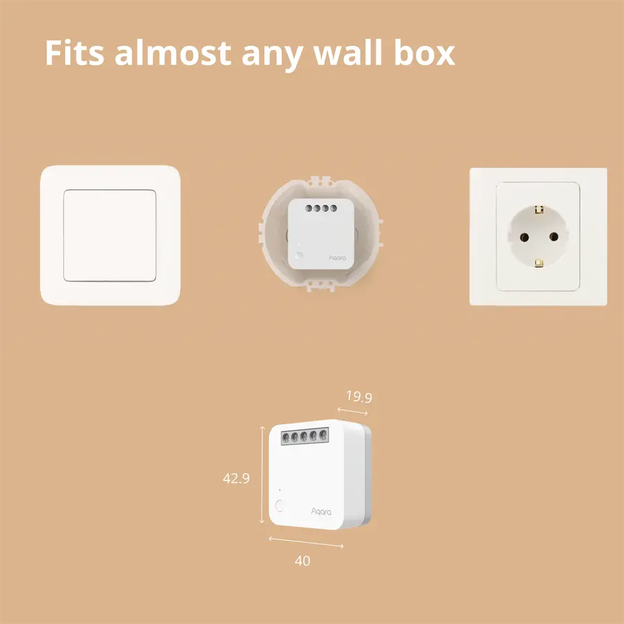 Aqara Single Switch Module T1 (With Neutral): Model No: SSM-U01; SKU: AU001GLW01 - image 40