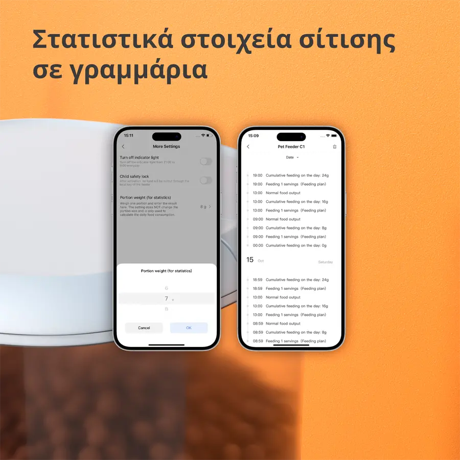Ταΐστρα κατοικίδιων C1: Αρ. μοντέλου: PETC1-M01; SKU: AM036GLW01 - image 26