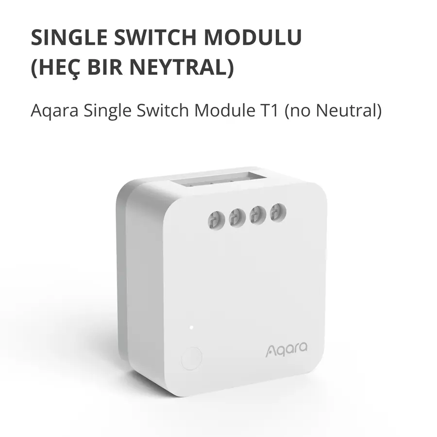 Aqara Modul de întrerupător simplu T1 (fără nul): Nr. model: SSM-U02; SKU: AU002GLW01 - image 3
