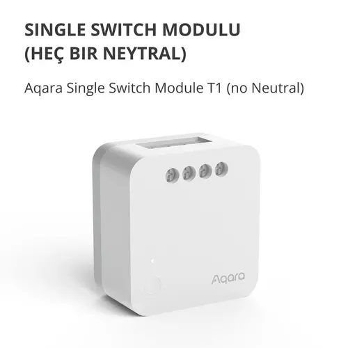 Aqara Single Switch Module T1 (No Neutral): Model No: SSM-U02; SKU: AU002GLW01 - image 3