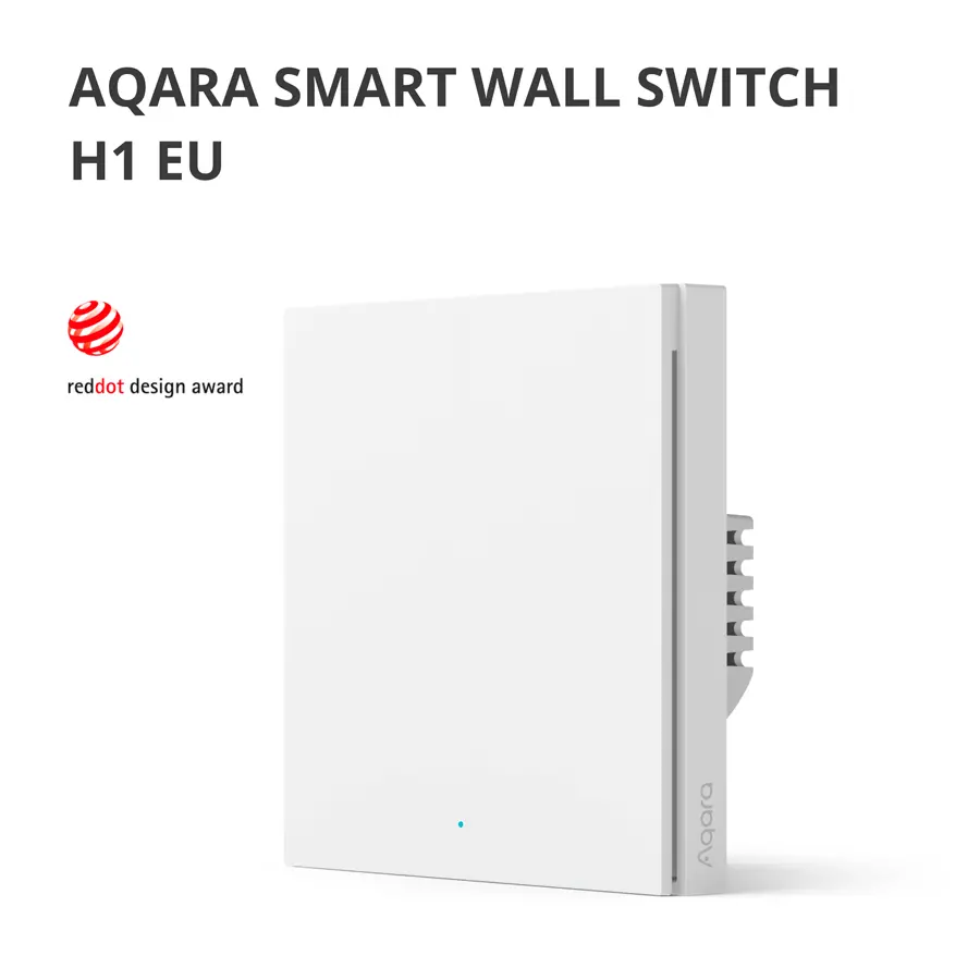 Aqara Smart Wall Switch H1 (no neutral, single rocker): Model: WS-EUK01; SKU: AK071EUW01 - image 4