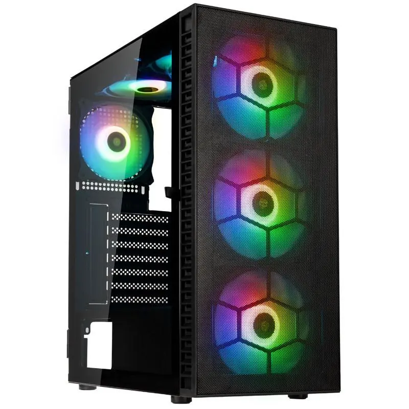 Κουτί Kolink Observatory HF Mesh ARGB TG Mid-Tower, Μαύρο