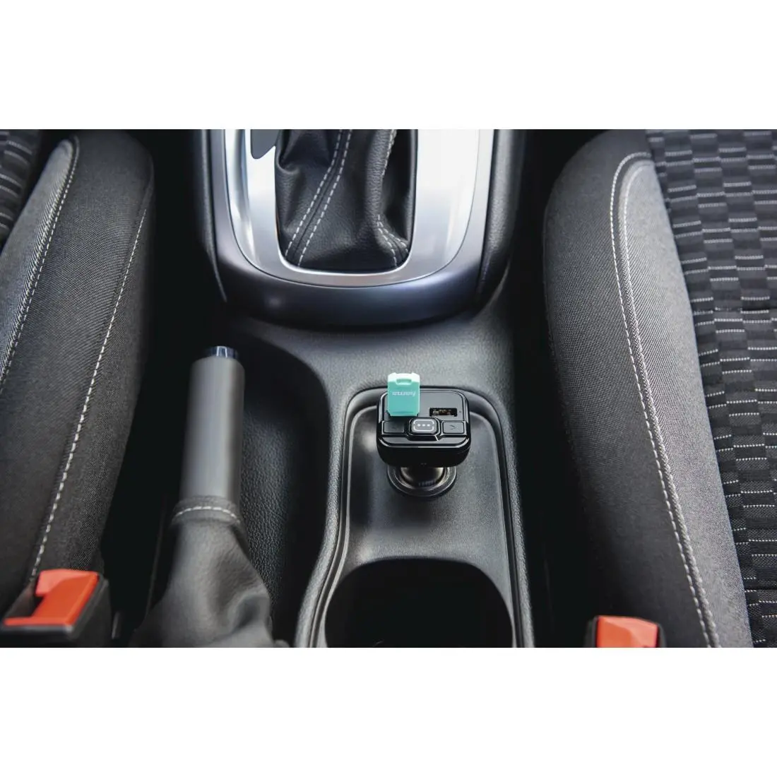 FM Transmitter HAMA AUX-IN, USB-IN, MP3, Μαύρο, 14163 - image 3