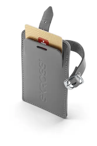 Етикетник за багаж Skross Luggage Tags, Карта за контакт, Сив - image 2