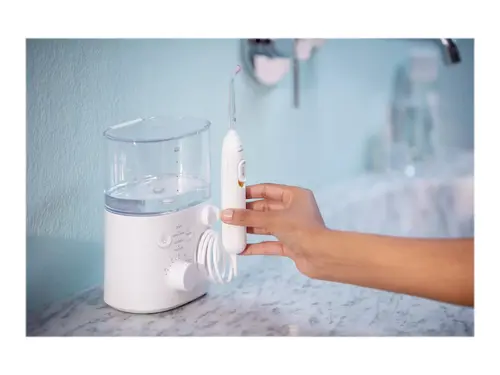 PHILIPS Cordless Power Flosser 7000 Технология Quad Stream 4 режима за почистване със зъбен душ 10 степени на интензивност - image 4