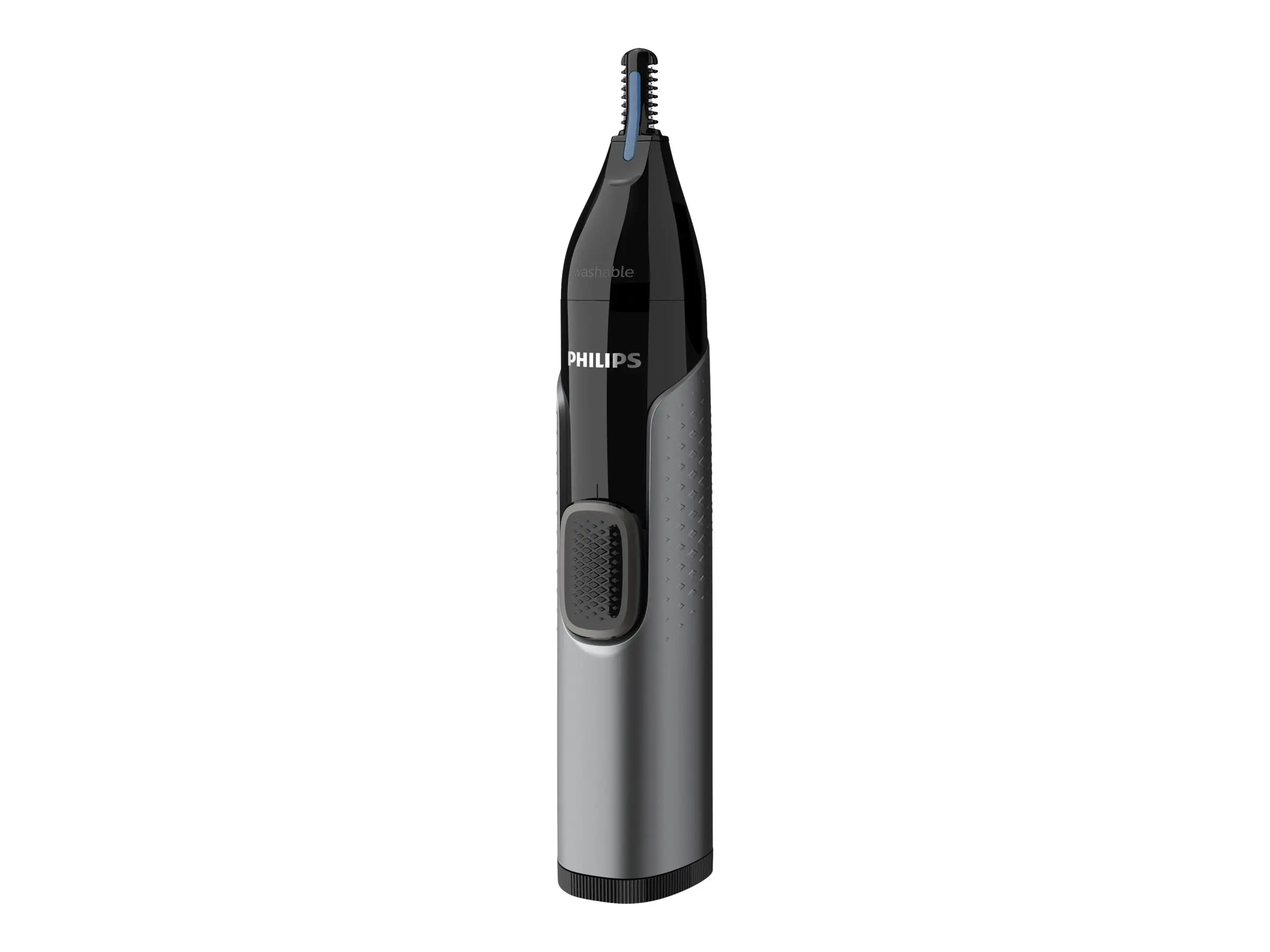 Philips Trimmer pentru nas și urechi: 100 rezistent la apă, Sistem de protecție cu două fețe, baterie AA inclusă, 2 piepteni pentru sprâncene 3mm/5mm - image 2