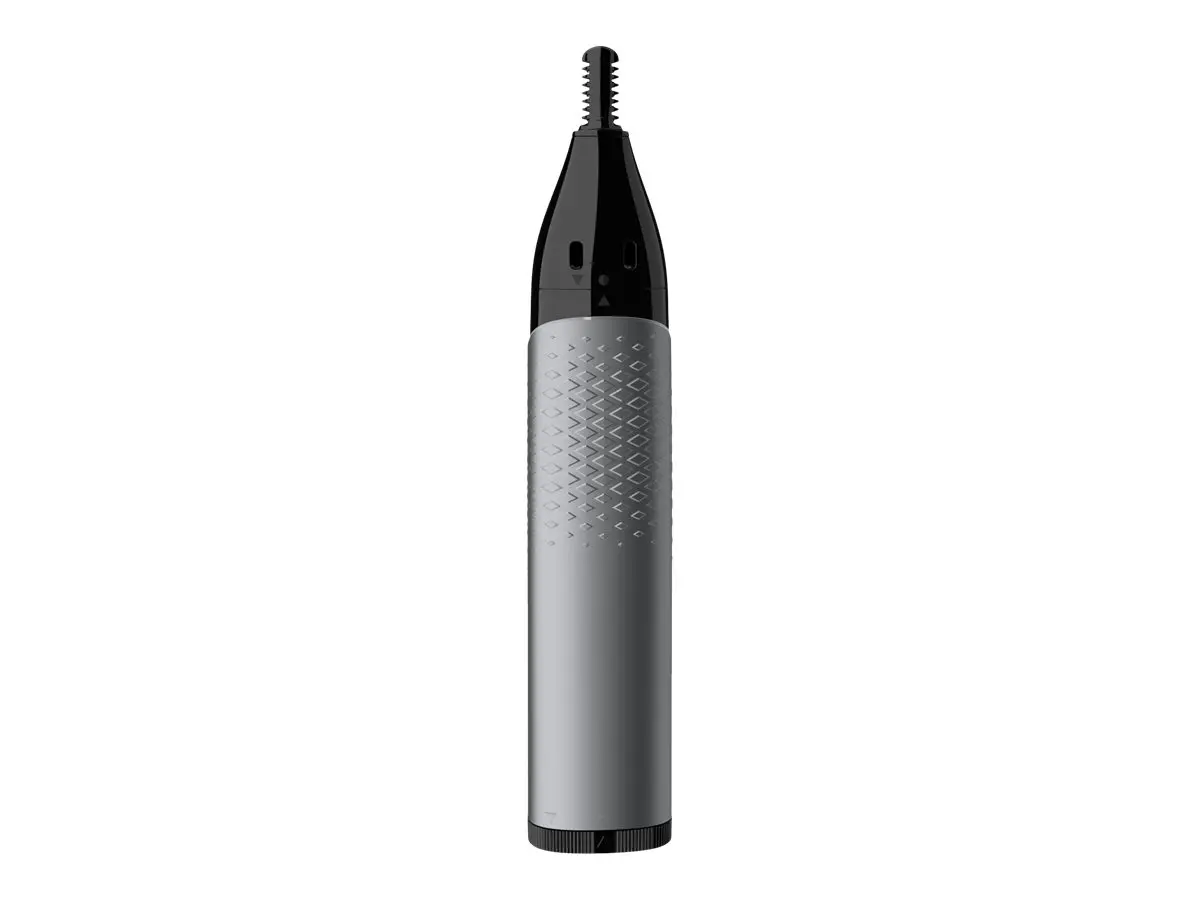 Philips Τρίμερ μύτης και αυτιών: 100 αδιάβροχο, Σύστημα προστατευτικού καλύμματος διπλής όψης, περιλαμβάνεται μπαταρία AA, 2 χτενάκια φρυδιών 3mm/5mm - image 9