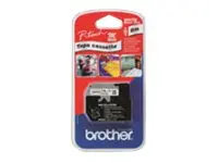 Лента BROTHER Black on White Tape 12mm