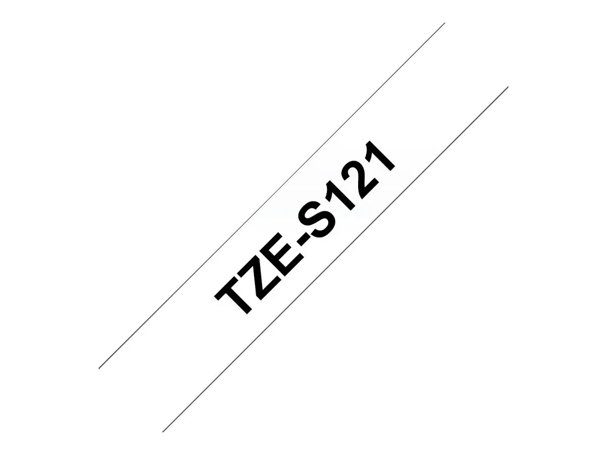 Лента TZ Tape BROTHER 9mm BLACK ON CLEAR ADHESIVE TAPE for P-Touch - image 2