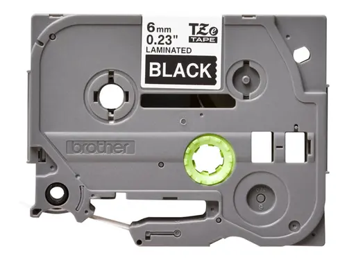 Консуматив, Brother TZe-315 Tape White on Black, Laminated, 6mm, 8m - Eco