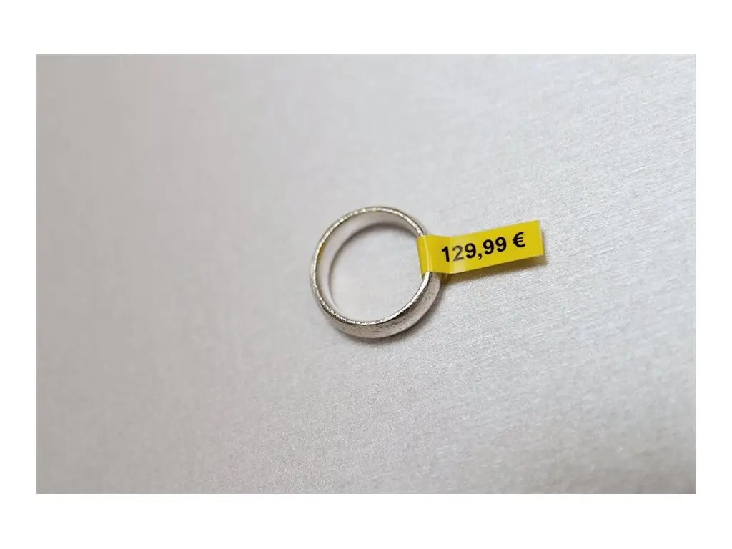 Лента TEZ Tape 6mm Black on Yellow, Flexible, 8m lenght, for P-Touch - image 1
