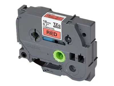 Αναλώσιμο, Brother TZe-441 Tape Black on Red, Laminated, 18mm, 8 m - Eco - image 1