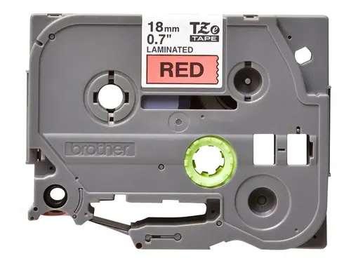 Консуматив, Brother TZe-441 Tape Black on Red, Laminated, 18mm, 8 m - Eco - image 5