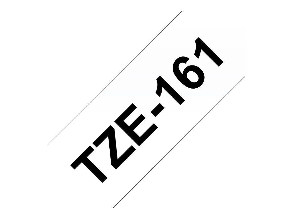 Лента TZ Tape BROTHER 36mm Black on Clear, Laminated, 8m lenght, for P-Touch - image 3