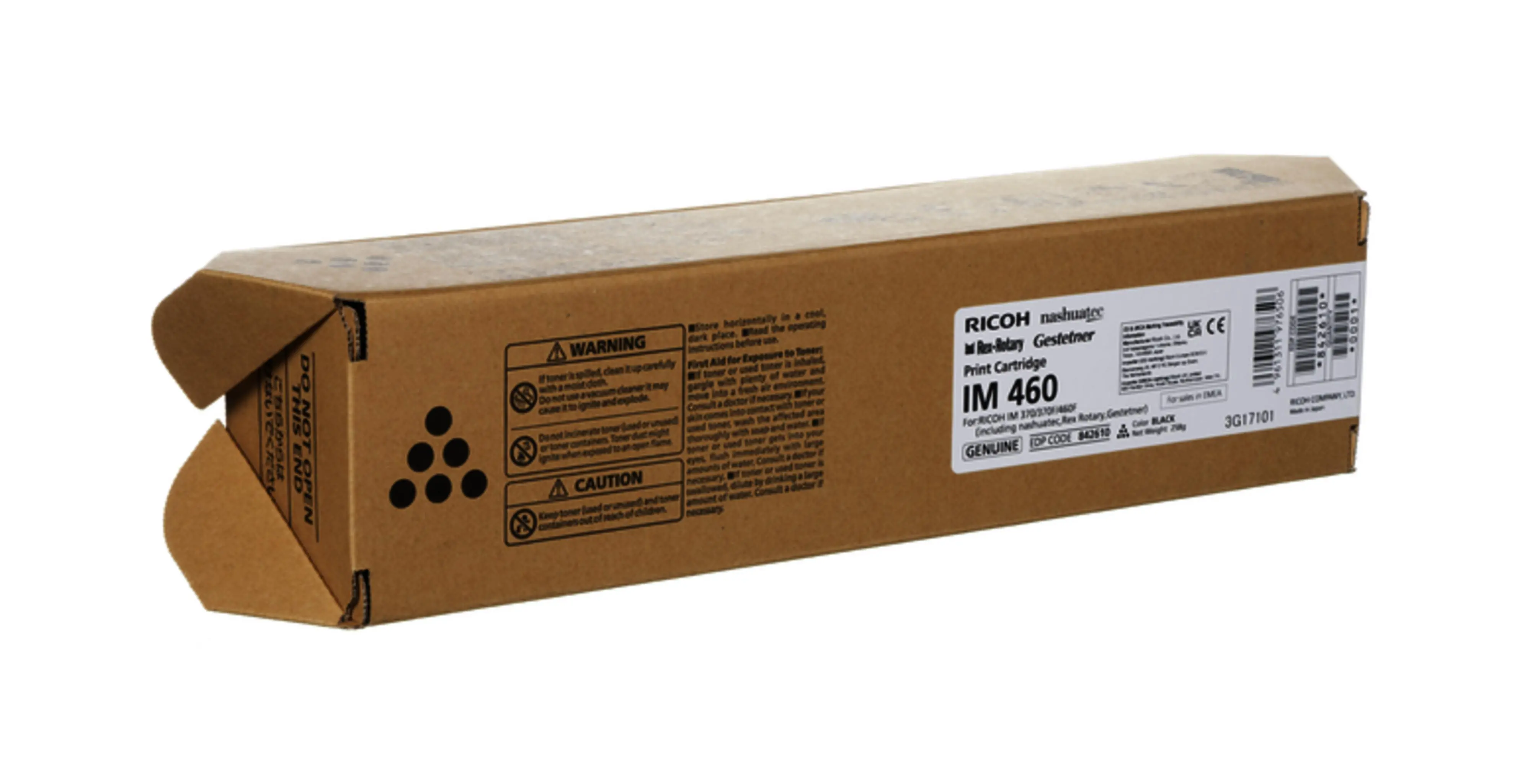 Тонер касета Ricoh IM460, 9000 копия, IM 370/370F, Черен - image 1